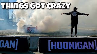 SEMA day 1 | Hoonigan burnout Chaos | Mopar DragPak reveal