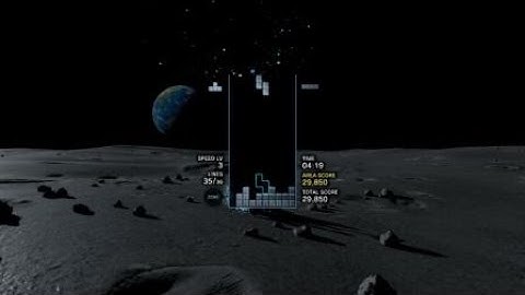 Tetris Effect perfectris (18 line clear)