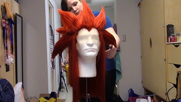 AXEL - Kingdom Hearts Wig Styling Time Lapse