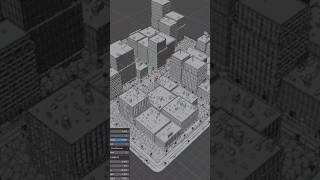 Stop Modeling cities the old hard way #architecture #blender3d #3dmodeling #blender