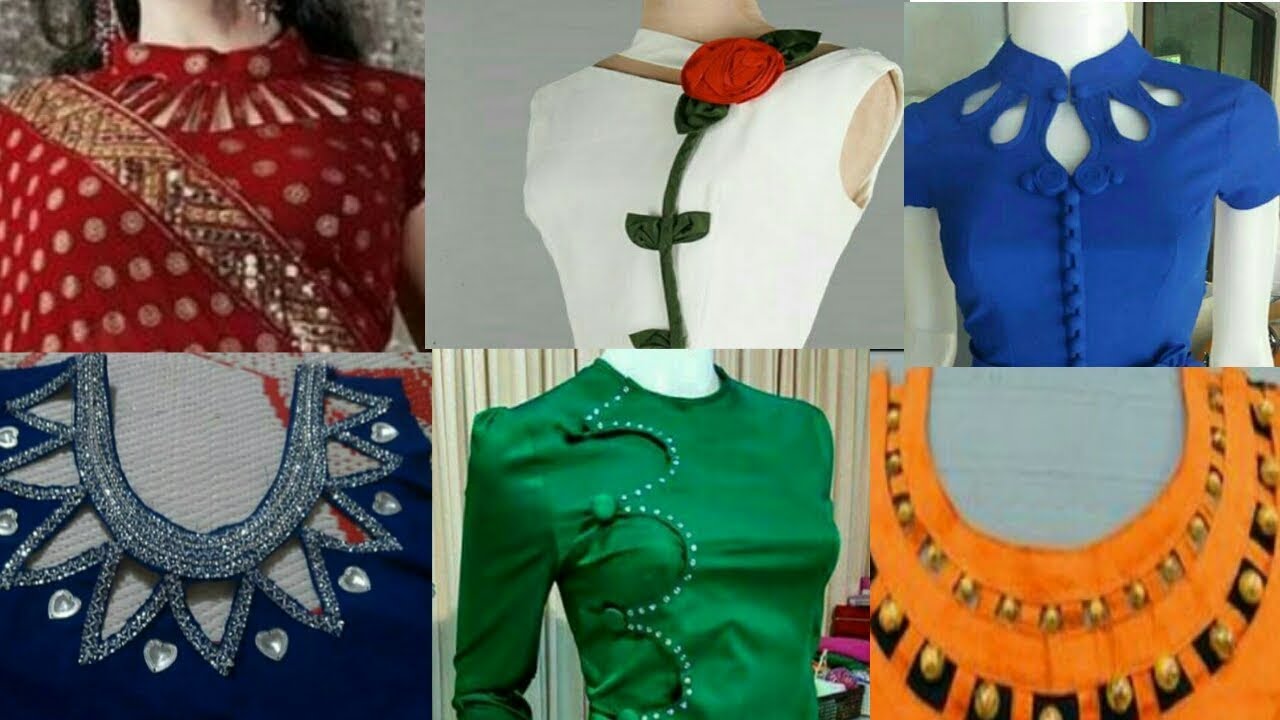 Most Stylist neck design 2017, neck design for kurti, blouse, top, - YouTube