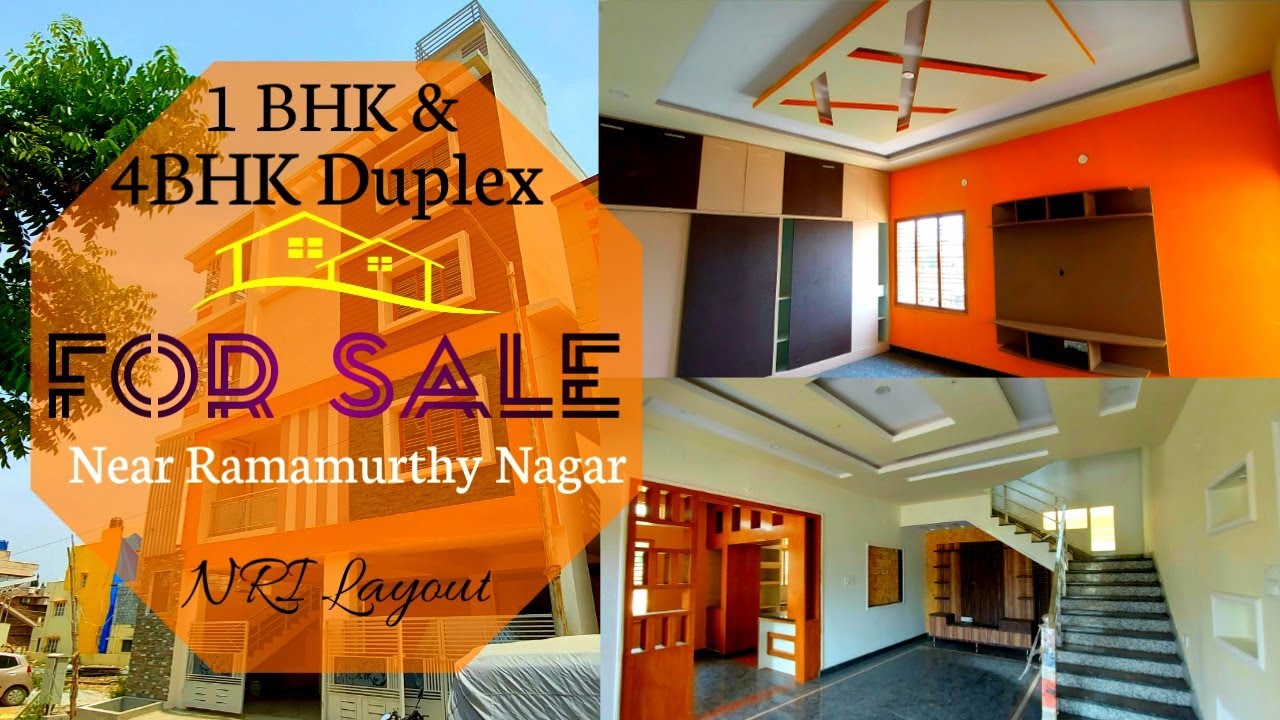 4BHK Triplex House + 1BHK 30x39, 1170 Sqft For Sale NRI Layout, Near Ramamurthy Nagar, Bangalore