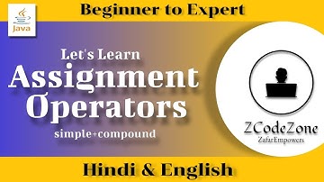 Java Assignment Operators are super  Easy now =, +=, -=, *=, /=, %= etc