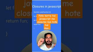 #javascript #closures #nested function #shorts #coding #programming #viralvideo