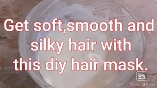 Get soft smooth and silky hair with this diy hair mask. screenshot 4