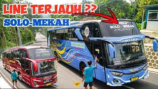 SOLO-MEKAH❓skil driver bus pariwisata di uji di tanjakan brambang