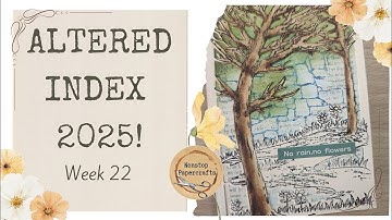 Altered Index 2025 Challenge | Week TwentyTwo