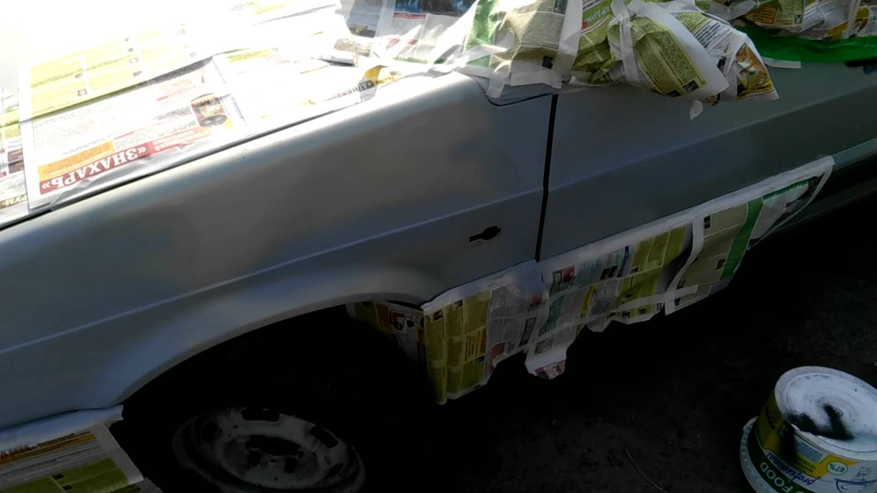 Покраска ваз 2115 своими руками