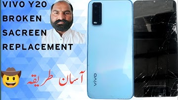 Vivo Y20 Y20i Y20G Broken Screen Glass panel unit Lcd Replacement Combo Change Screen Restoration