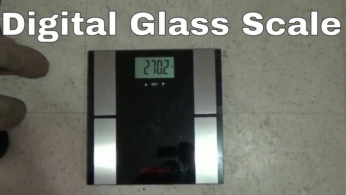 Glass Body Fat Scale Clear - Weight Watchers