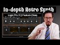 Indepth with retro synth  logic pro x featureclass