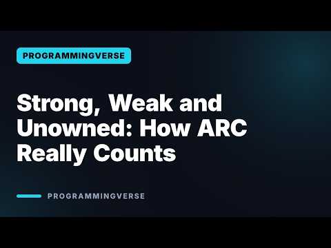 Strong, Weak and Unowned: How ARC Really Counts | Company A10 iOS Interview 2.1