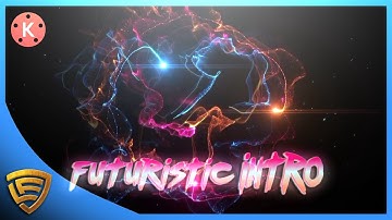 futuristic intro template and quick tutorial of kinemaster