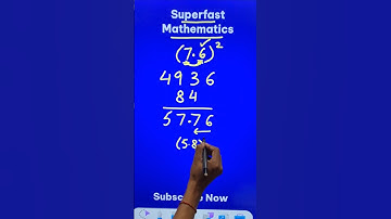 Squaring Decimals Mentally II Fast Calculation Short Trick for Quant #youtubeshorts #square #decimal