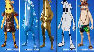 Evolution of All Peely Skins in Fortnite (2017-2022)