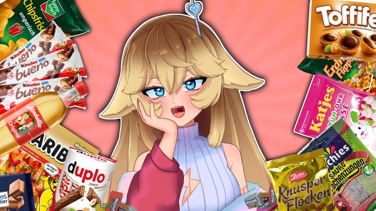 Vtuber probiert MEHR deutsche Snacks!
