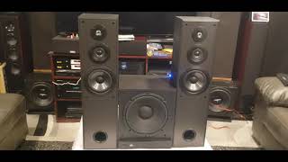 sony SA-WMP40 subwoofer sony MF400h tower speakers