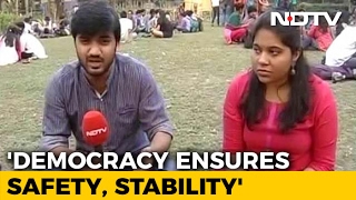 Governance Best In Democracy? Students Debate