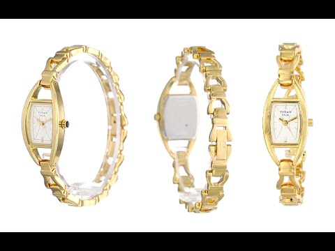 Titan Womens Raga Inspired Gold Tone Watch