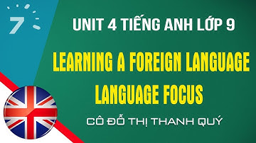 Unit 4: Language Focus trang 38 SGK Tiếng Anh lớp 9 |HỌC247