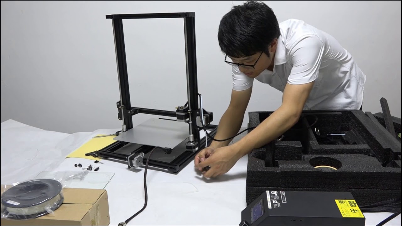 Creality 3D Official CR-10S Unboxing and Assemble - YouTube