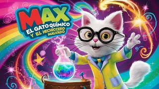 Cuentos Infantiles-Max El Gato Químico Y El Hechicero Malvado