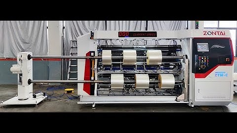 ZTM-C 2000mm width high speed slitting  machine for optical film