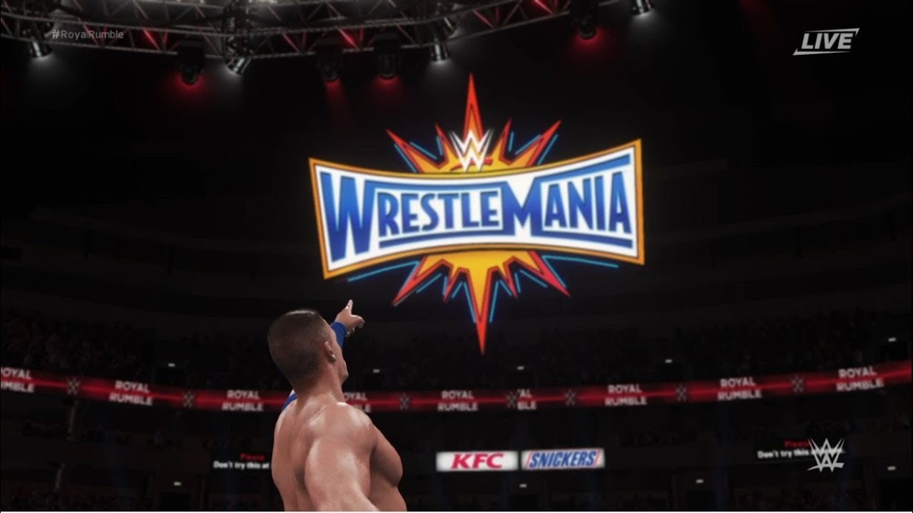 WWE 2K18 ROYAL RUMBLE GAMEPLAY AS JOHN CENA