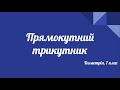 Урок геометрії 7 клас. Прямокутний трикутник