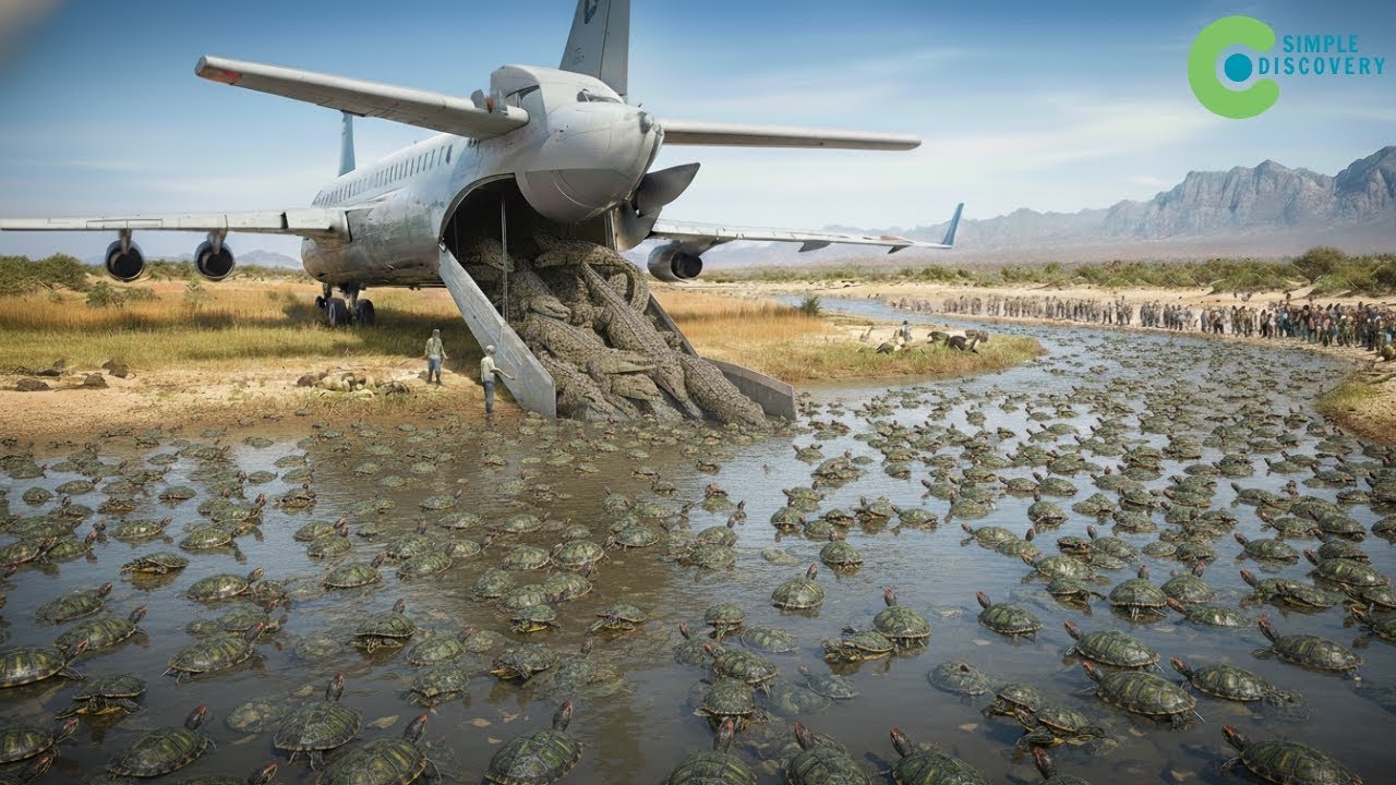 US Release ALLIGATORS INTO A SWAMP CONTAINING RED-EARED TURTLES - What Happened Shocked Scientists