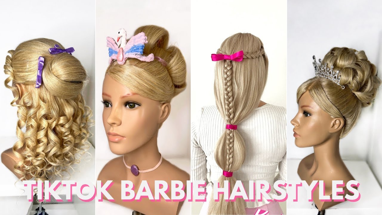Barbie Arielle 🤍 @arielledamermaid Hair @lilly_hair #oldhollywood  #westchestercounty #bridal #updo #wintage #bigsexyhair #hairtrans... |  Instagram