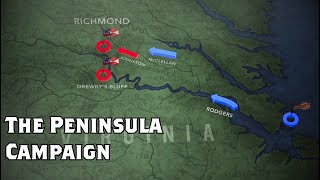 The Peninsula Campaign: Animated Battle Map