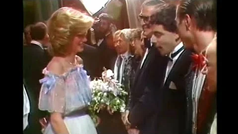 Rowan Atkinson head-butts princess Diana