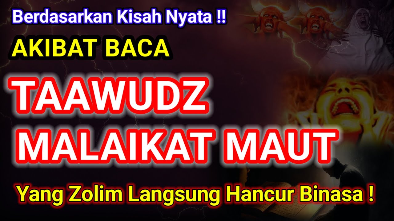 KISAH NYATA PENONTON ! Akibat Baca 7x Taawudz Malaikat Maut - Yang Zalim Bin4sa
