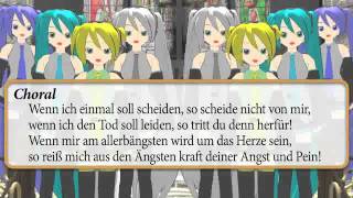 No.61 -63 BWV244 BACH Matthew Passion 初音ミク 【バッハ】マタイ受難曲