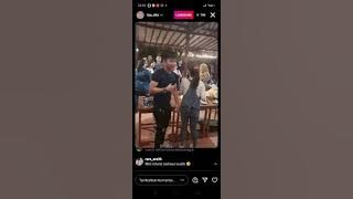Tri suaka dan Nabila lempar bunga ala