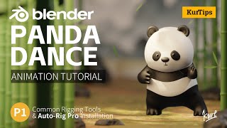 Celebrity Blender Panda Dance Animation Tutorial: P1-Auto Rig Pro installation Net Worth