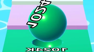 Ball Run Infinity Number Up To (128M, 256M, 512M, 1024M) ! All Levels Gameplay Part 78 android, ios