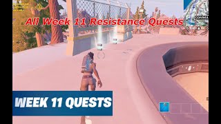 All Week 11 Resistance Quests Fortnite Guide | Chapter 3 Season 2