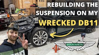 WRECKED ASTON MARTIN DB11 REBUILD - PT. 1