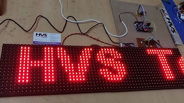 IoT based College notice boards using P10 LED Modules