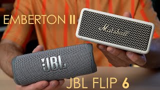 WOW! Marshall Emberton II VS JBL Flip 6
