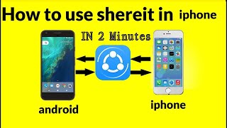How to transfer file android to iphone | Share data ios to apk | how to use share it on iphone screenshot 5