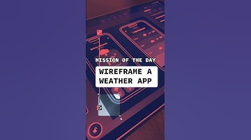 Mission of the day: wireframe a weather app 🌦️ #missionimpossible