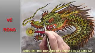 Vẽ Rồng. Hình Rồng Đẹp. Video Vẽ Con Rồng - Drawing Dragon - Youtube