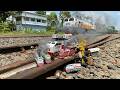 Mencari & Merakit Miniatur Kereta Api Kayu CC203,CC201,KRL,Palang Pintu,Gerbong Saat Kereta Lewat