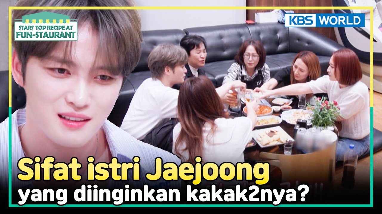 [IND/ENG] Yang mau jadi istri Jaejoong harus punya sifat2 ini!! | Fun-Staurant | KBS WORLD TV 241014