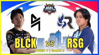 BLCK VS RSG | GAME 3 |  REGULAR SEASON WEEK 7