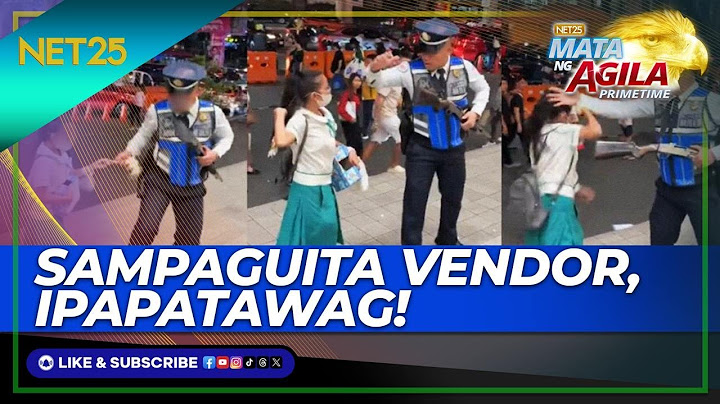 Sampaguita vendor, ipapatawag ng PNP-SOSIA