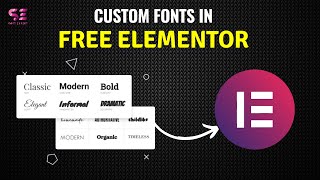 How to add Custom Fonts on Elementor Free Version